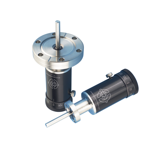 Precision Bellows-Sealed CF Rotary Motion Feedthroughs