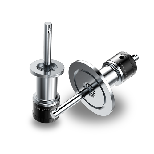 Elastomer sealed rotary motion feedthroughs w/ISO NW Flanges
