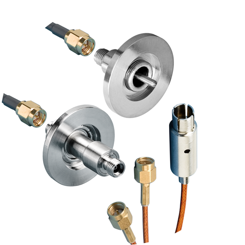 High Vacuum SMA Feedthroughs on ISO NW Flanges