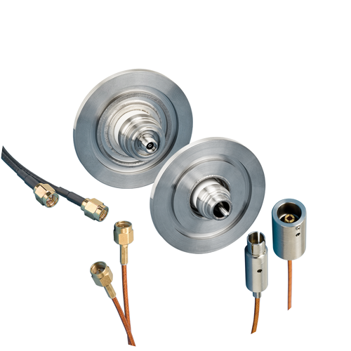 SMA Floating Shield High Vacuum Feedthroughs on ISO NW Flanges
