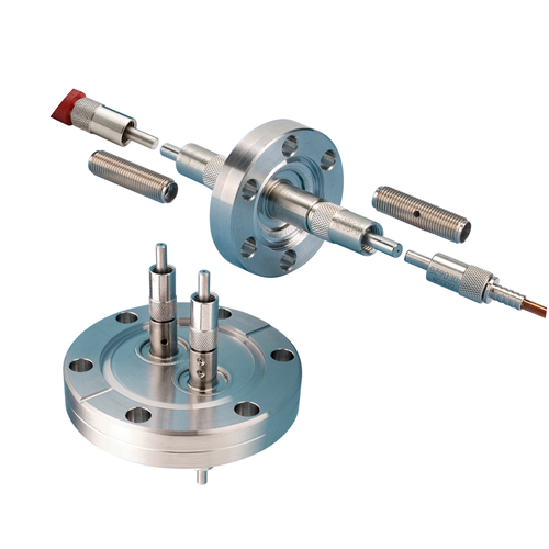 UV/VIS Fiber Optic Feedthroughs on CF Flange