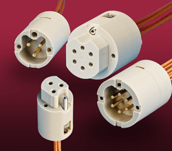 2 female connector to cables and 2 male connector to connectors