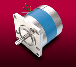 NEMA 11 stepper motor on its side