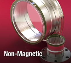 Two non-magnetic viewports with one on CF flange and one on ISO flange