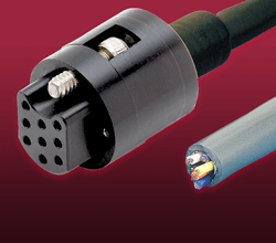 9-lead female connector to air cable assembly
