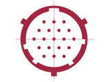 19 Pin Circular feedthrough drawing