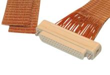 Connector to Cable - 50 Way Female - PEEK, Kapton Connector to Cable - 50 Way Female - PEEK, Kapton
