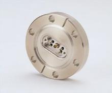 9D-1CX4I-275, 1-Coax, 4-Instrumentation Feedthrough on a 2.75" CF Flange 9D-1CX4I-275, 1-Coax, 4-Instrumentation Feedthrough on a 2.75" CF Flange