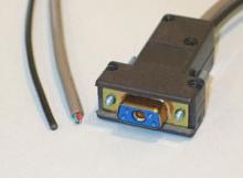 Sub D-Connector to Cable - 1-Coax, 4-Instrumentation - Female Sub D-Connector to Cable - 1-Coax, 4-Instrumentation - Female