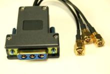 Sub D-Connector to SMA Connector - 3-Coax - Female Sub D-Connector to SMA Connector - 3-Coax - Female