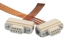 Connector to Connector Extension Cable - 9 Way Female - PEEK, Kapton Connector to Connector Extension Cable - 9 Way Female - PEEK, Kapton