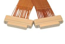 Connector to Connector Extension Cable - 25 Way Female - PEEK, Kapton Connector to Connector Extension Cable - 25 Way Female - PEEK, Kapton