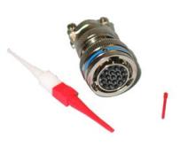 Air Service Connector - 19-Pin, Straight Shell, Circular Air Service Connector - 19-Pin, Straight Shell, Circular