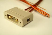 Connector to Cable - 2 TC Pairs and 2 Power - Male, Type-K Connector to Cable - 2 TC Pairs and 2 Power - Male, Type-K
