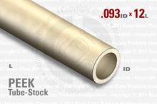 PEEK Tube, 0.093" ID by 12" long PEEK Tube, 0.093" ID by 12" long