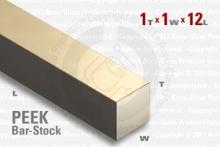 PEEK Bar - 1.00"x1"x12" PEEK Bar - 1.00"x1"x12"