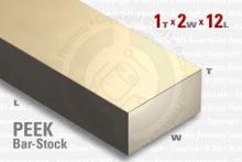 PEEK Bar - 1.00"x2"x12" PEEK Bar - 1.00"x2"x12"