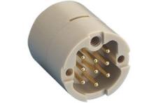Male 9 Pin, Circular UHV PEEK Connector, Sub-C Male 9 Pin, Circular UHV PEEK Connector, Sub-C