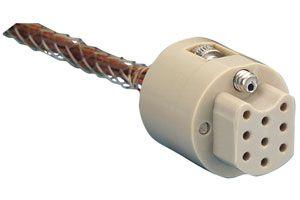 9 Pin In-Vacuum Female PEEK connector to Round / Circular cable / wire assembly 9 Pin In-Vacuum Female PEEK connector to Round / Circular cable / wire assembly