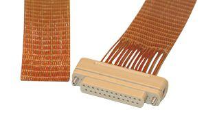 Connector to Cable - 25 Way Female - PEEK, Kapton Connector to Cable - 25 Way Female - PEEK, Kapton