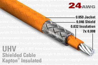 24 AWG, Kapton-Insulated Shielded Cables