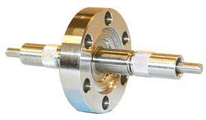 400-Micron, UV/VIS Fiber Optic Feedthrough Mounted on a 1.33" CF Flange