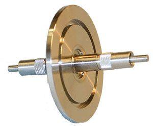 400-Micron, VIS/NIR Fiber Optic Feedthrough on an NW40 KF Flange with Male SMA 905 Connectors on Each End