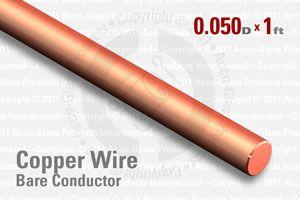 Copper Conductors with an Outside Diameter of 0.05"
