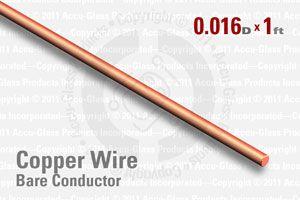 Copper Conductors with an Outside Diameter of 0.016"