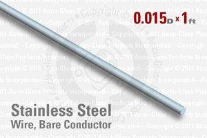 Stainless Steel Conductors with an Outside Diameter of 0.015"