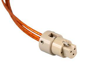 UHV Connector - 3C - Female with Strain Relief, PEEK Circular