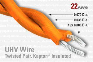 22 AWG - Twisted Pair Cable - Kapton Insulated