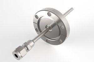 Single .250 Tube / 2.75 CF Flange (Bare Tube End) Single .250 Tube / 2.75 CF Flange (Bare Tube End)
