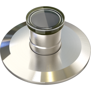 0.75 View, Std-Length Viewport - ISO NW50 KF Flange 0.75 View, Std-Length Viewport - ISO NW50 KF Flange