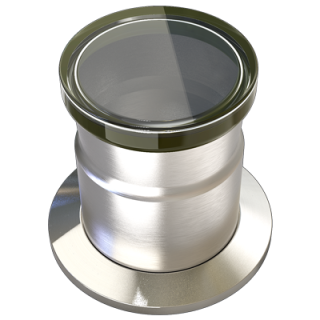 1.25 View, Std-Length Viewport - ISO NW40 KF Flange 1.25 View, Std-Length Viewport - ISO NW40 KF Flange