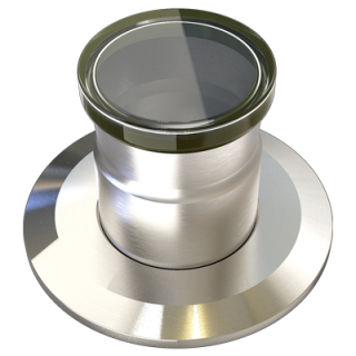 1.25 View, Std-Length Viewport - ISO NW50 KF Flange 1.25 View, Std-Length Viewport - ISO NW50 KF Flange