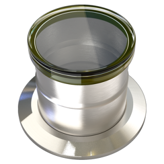 1.62 View, Std-Length Viewport - ISO NW50 KF Flange 1.62 View, Std-Length Viewport - ISO NW50 KF Flange