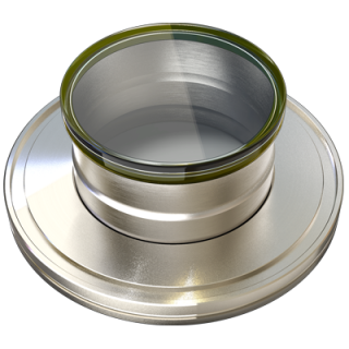 2.50 View, Std-Length Viewport - ISO NW100 LF Flange 2.50 View, Std-Length Viewport - ISO NW100 LF Flange