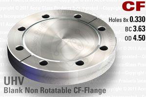 4.50" CF Conflat® Blank Flange 4.50" CF Conflat® Blank Flange
