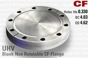 4.62" CF Conflat® Blank Flange