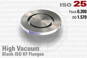 NW25 KF Blank ISO Flange