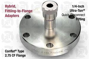 1/4" Ultra-Torr Fitting to 2.75" CF Flange Adapter