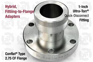 1" Ultra-Torr Fitting to 1.33" CF Flange Adapter