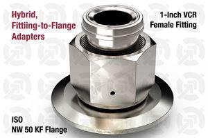 1" Female VCR Fitting to 50 ISO-KF Flange Adapter