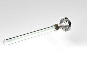 0.50 Diameter, Domed Glass Tube / 1.33 CF Flange / Magnetic 0.50 Diameter, Domed Glass Tube / 1.33 CF Flange / Magnetic