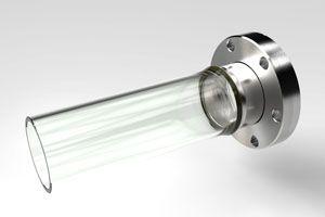 1.50 Diameter, Open-End Pyrex Tube / 2.75 CF Flange Non-Magnetic 1.50 Diameter, Open-End Pyrex Tube / 2.75 CF Flange Non-Magnetic
