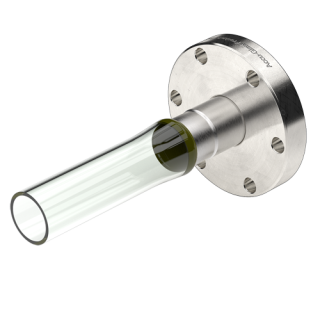 0.87 Diameter, Open-End Pyrex Tube / 2.75 CF Flange Non-Magnetic