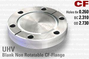 2.75" CF Conflat® Blank Flange 2.75" CF Conflat® Blank Flange