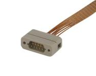 Connector to Cable -  9 Way Male - PEEK, Kapton