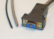 Sub D-Connector to Cable - 1-Coax, 4-Instrumentation - Female Sub D-Connector to Cable - 1-Coax, 4-Instrumentation - Female